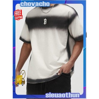 Áo thun Stee Cổ tròn SPAINT B Letter ICVCVNI Unisex