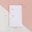 Bộ tách phân loại trang GETVOW, Chỉ số giấy tách A5 A6 màu trắng đen, Thẻ lập chỉ mục Trang sổ tay trong suốt 6 lỗ tab trang chỉ mục