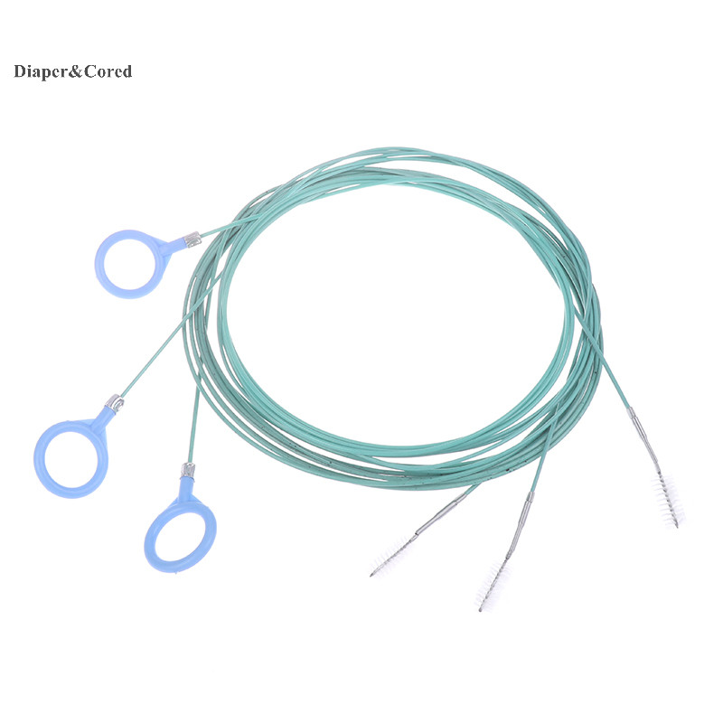 Diaper & CORED Ống thoát nước dầu Cắm công cụ làm sạch đặc biệt Cửa sổ trời ô tô Lỗ thoát nước Dredger Cửa đường ống Bàn chải làm sạch YTH