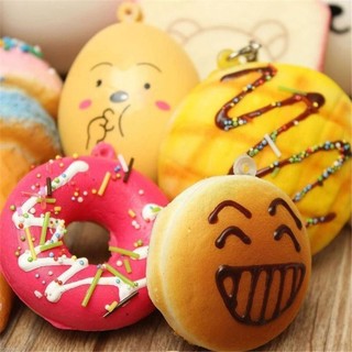 DE Phổ Biến Co Giãn Đạo Cụ Mềm Mại Squeezable PU Bun Đồ Chơi Trẻ Em Giảm Căng Thẳng Đồ Chơi