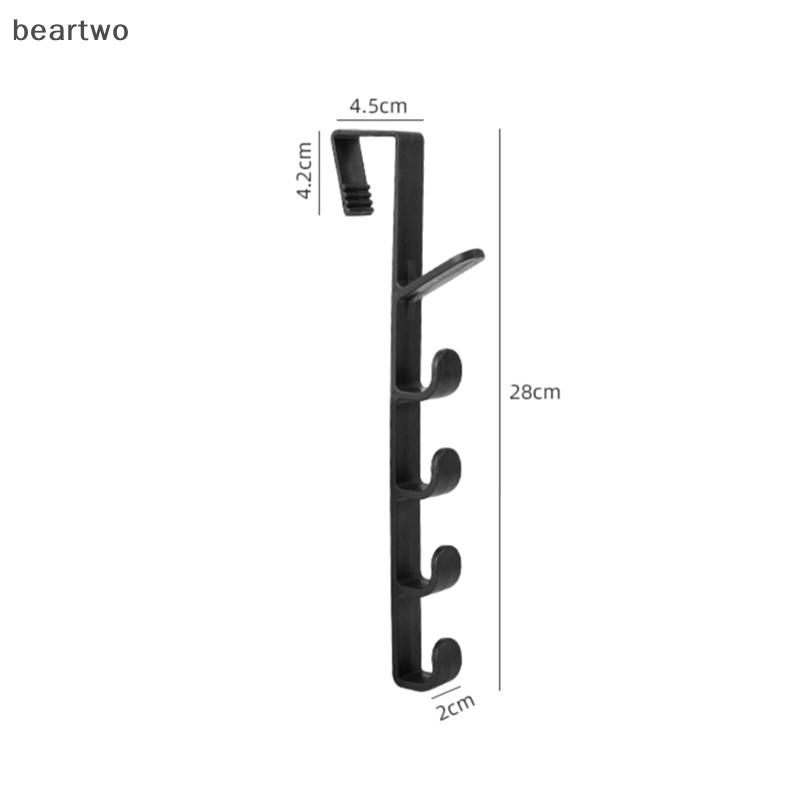 < Beartwo > Mới al Năm Đoạn Móc Lưu Trữ Hộ Gia Đình Móc Giá Tổ Chức Quần Áo Áo Mũ Túi Móc Treo Đẹp