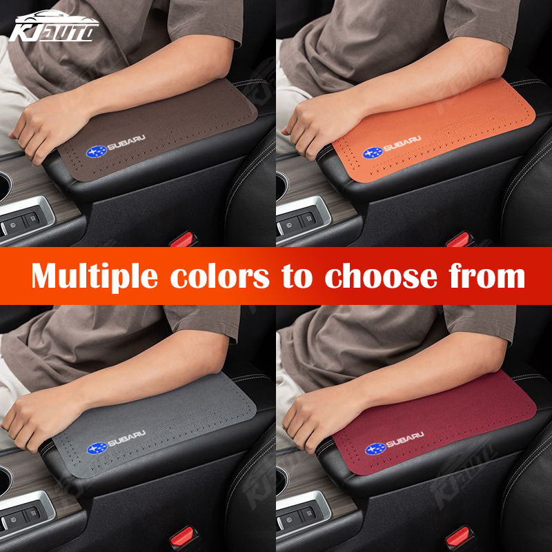 Subaru Da Lộn Tay Hộp Bảo Vệ Miếng Lót Cao Cấp Nam Kinh Doanh Tùy Chỉnh Phụ Kiện Nội Thất Ô Tô Cho Subaru BRZ Forester Legacy Outback WRX WRX STI Impreza XV