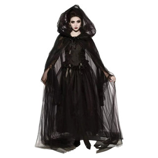 Trang Phục Halloween Ma Cô Dâu Ma Cà Rồng Trang Phục Trang Phục Thiên Nga Đen Trang Phục Áo Choàng Elf Dark Series Nữ