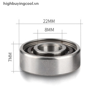 Hcvn 8 Chiếc 608 Vòng Bi ILQ-11 Longboard Tốc Độ Nội Tuyến Trượt Bánh Xe Mang Trượt Xe Tay Ga HOT