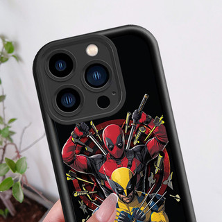 X-men Wolverine Deadpool 11 15 Ốp Lưng Cho IPhone 16 15pro 14 13 12 11pro Pro ProMax XS XR XSmax 7 8 + Plus SE 2020 Vỏ Mềm Silicon DCJT