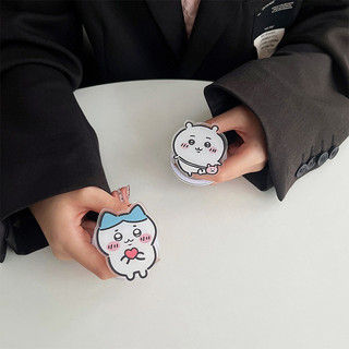 Phim Hoạt Hình Dễ Thương Tròn Từ Tính Giá Đỡ Điện Thoại Cho Magsafe Case Và IPhone 15 14 13 12 Pro Max 14 Plus Có Thể Gập Lại Pop Ring Grip Co Giãn Để Bàn Màu P3