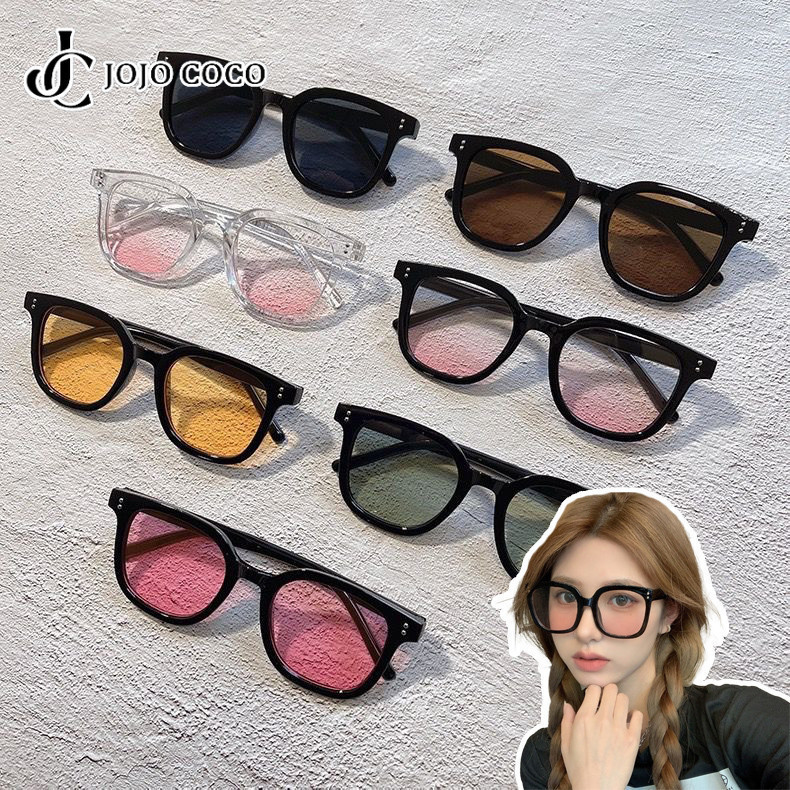 Jojo COCO GM Blush Kính râm Gradient Retro Kính râm Rice Nail Style ...