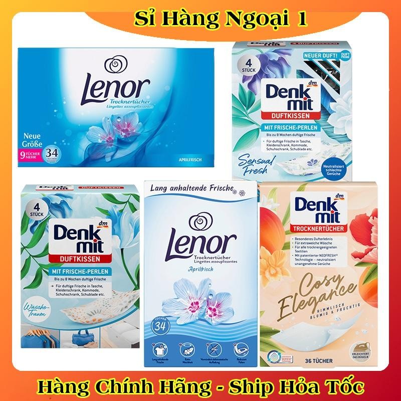 [Hàng nội địa Đức] Giấy thơm quần áo Denkmit Cosy Elegance chống ẩm mốc, quần áo thơm tho của Đức