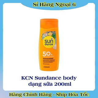 Kem & xịt chống nắng mặt, body Sundance không thấm nước của Đức