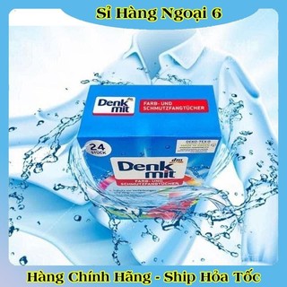 [auth] Giấy hút màu và chống phai màu quần áo DENKMIT 24 tờ- Nội địa Đức Đủ Bill [Hot]
