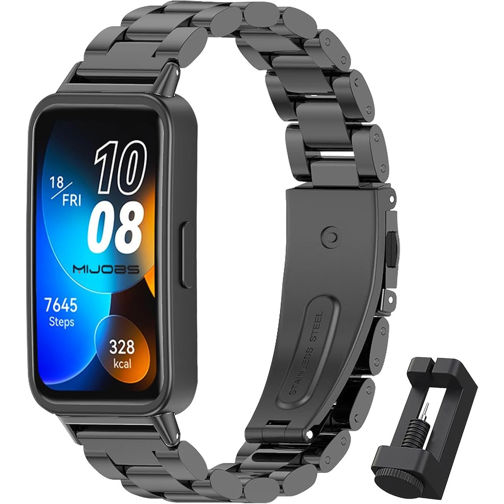 Dây đeo MIJOBS Tương thích với Huawei Band 8 Dây kim loại Thay thế Dây ...