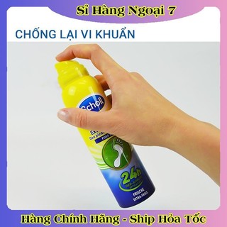 [CHE TÊN] Xịt khử mùi hôi chân & giày dép Scholl Fuss 150ml, ngăn mồ hôi chân