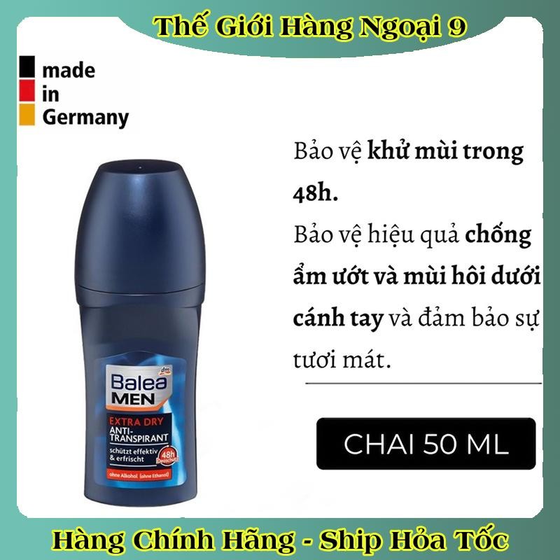 [Hàng nội địa Đức] Lăn khử mùi Balea men của Đức
