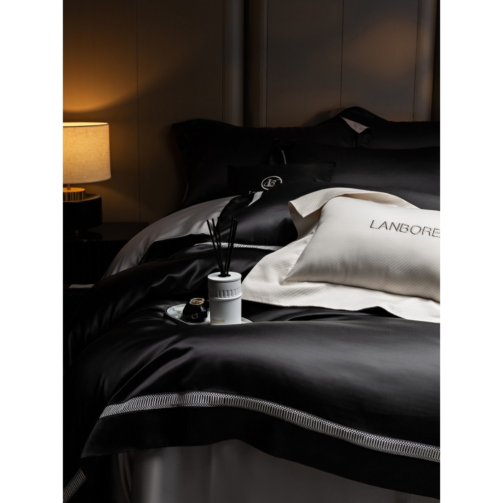 (L4768)Bộ Chăn Ga Gối Lụa Tơ Tằm Cao Cấp Mềm Mại Sang Trọng Đẳng Cấp - MemMinbedding Luxury