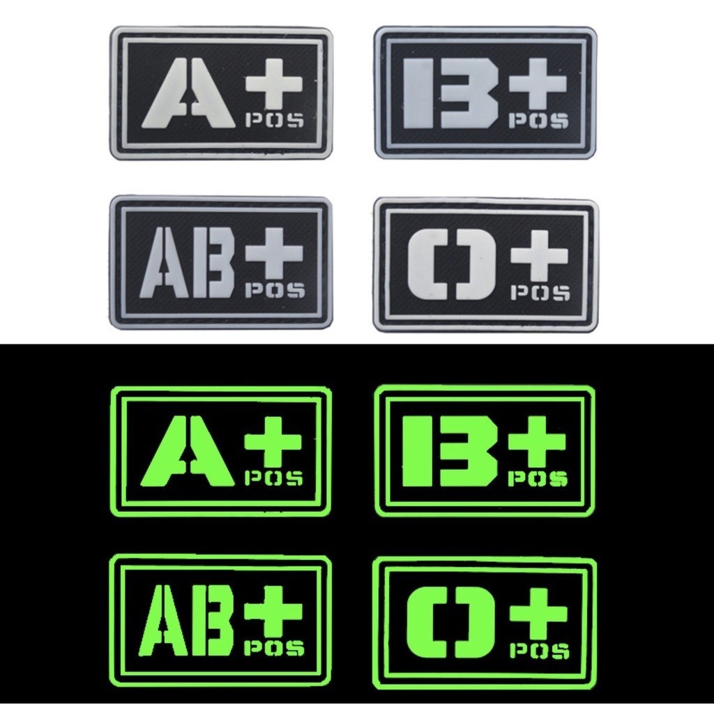 Patch_miếng dán nhóm máu PVC retro