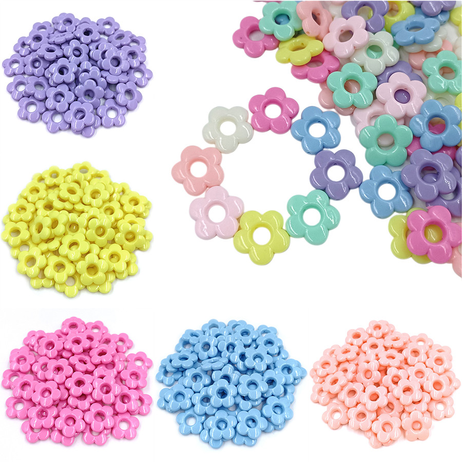 10 Chiếc 19 Mm Hoa Hạt Rỗng Cho DIY Rời Handmade Chất Liệu Acrylic Kem ...