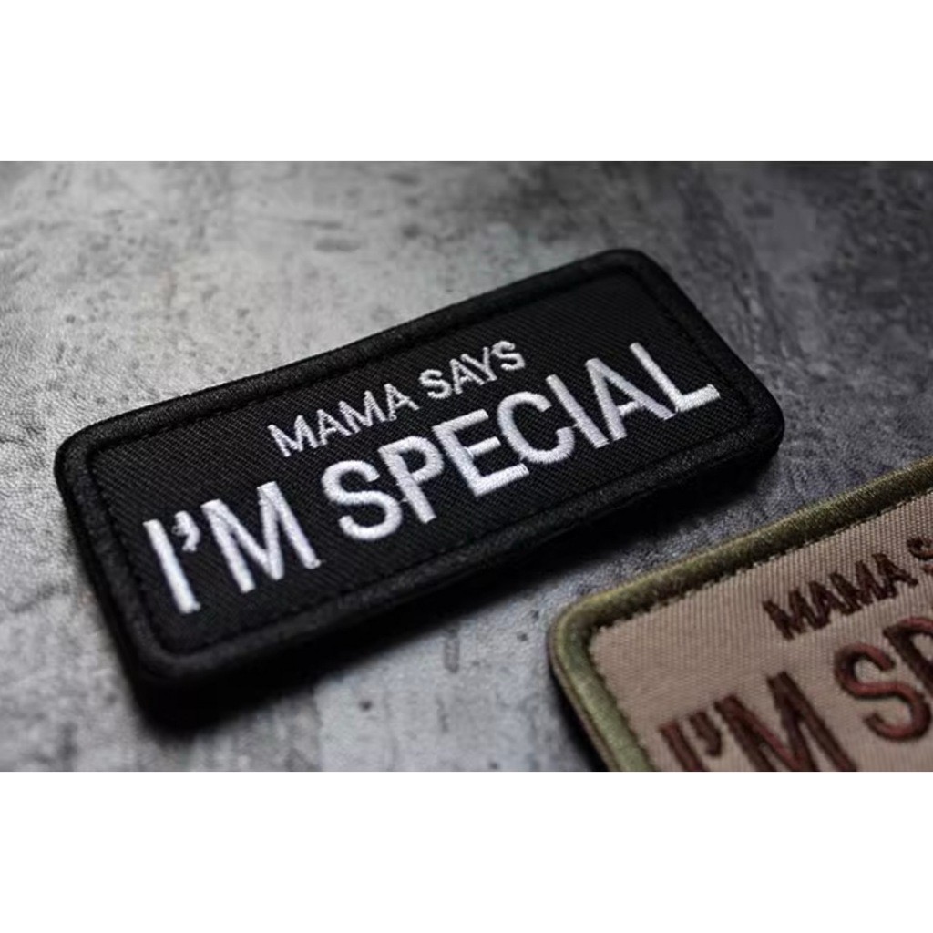 Patch_velcro I'M SPECIAL dán quần áo_ba lô _retro