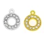 Flgo Cá Tính Hóa Trang Sức Giọng Chắc Chắn 26 Vàng Charm Mặt Dây Chuyền Với Đá Lấp Lánh Cho Dây Chuyền Và Vòng Tay