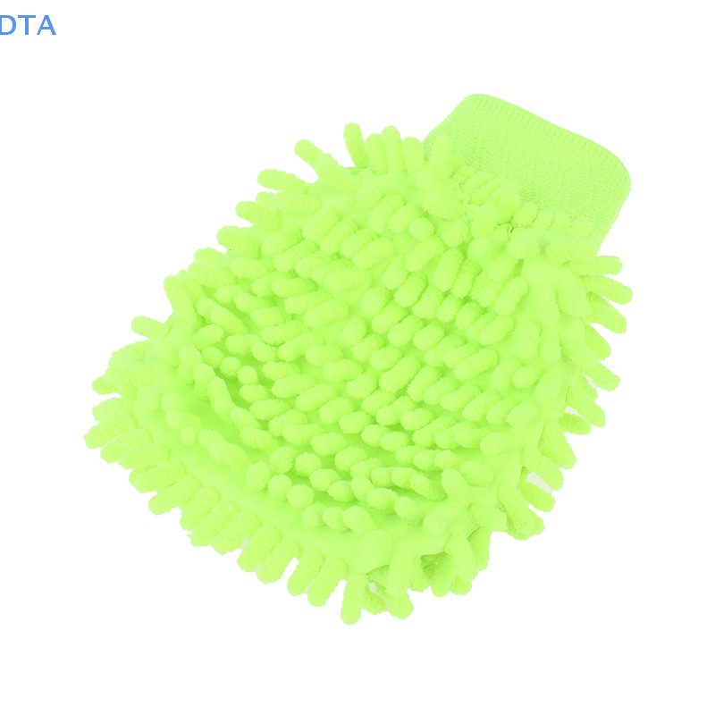 Dta Sợi Siêu Mịn Chenille Microfiber Rửa Xe Găng Tay Mitt Lưới Mềm Cho Rửa Xe PO