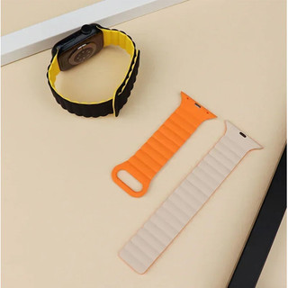 Dây đeo từ tính Dây đeo silicon cho Apple Watch Ultra 2 49mm 41mm 45mm 42mm 44mm 38mm 40mm iWatch Series 9 8 7 6 SE 5 4