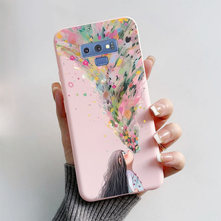 Dành Cho Samsung Galaxy Note 9 / Samsung Note 8 Ốp Lưng Mềm Mỏng Mờ Thời Trang Bướm Phi Hành Gia Kẹo Sơn Chống Sốc Ốp Lưng