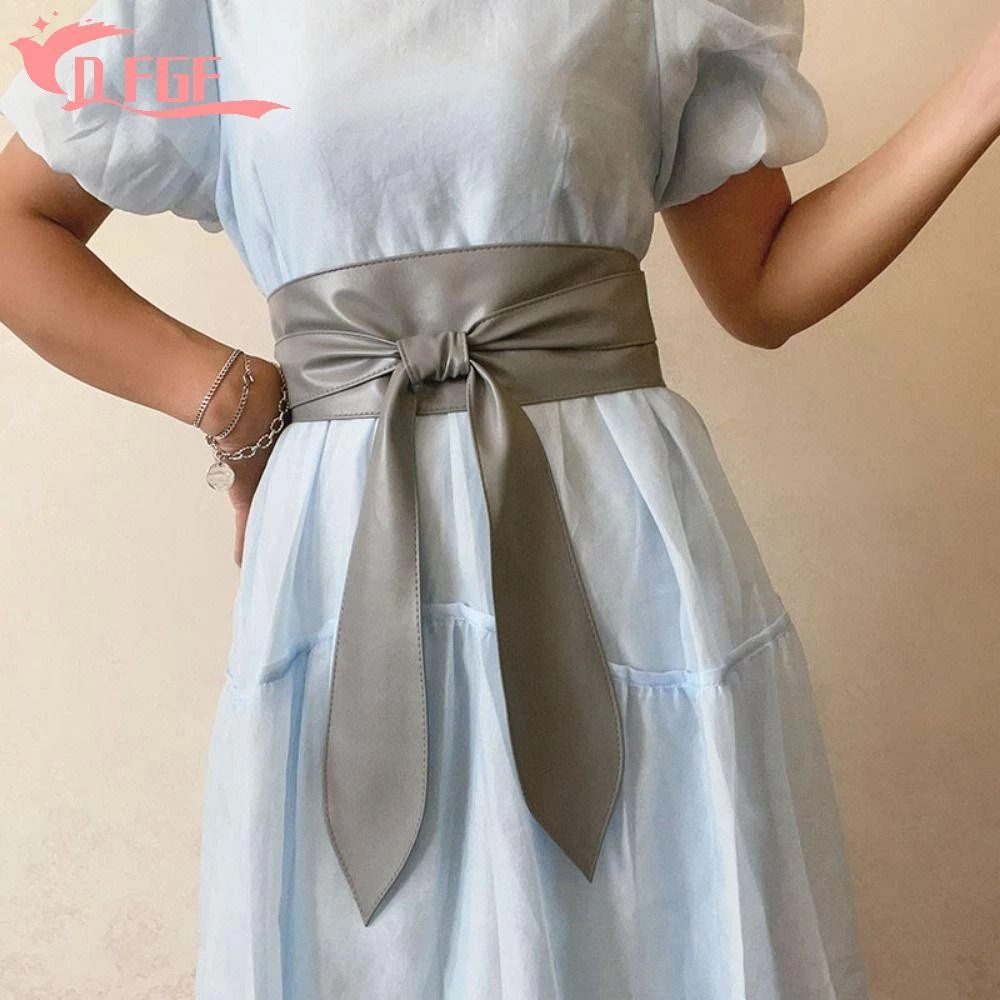 Dfgf Dây Thắt Lưng Da PU, Dây Thắt Lưng Nữ Phong Cách Hàn Quốc, Thắt Lưng Có Thể Điều Chỉnh Thắt Lưng Quần Jean Thắt Lưng Cao Thắt Lưng Ôm Thắt Lưng Trang Trí Tiệc