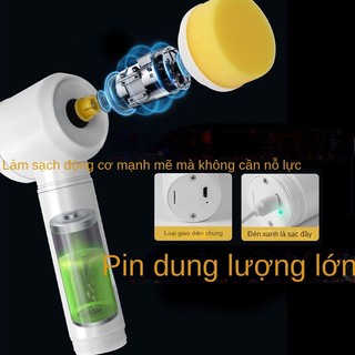Bàn chải làm sạch điện thông minh chống nước cầm tay không dây đa chức năng làm sạch gia dụng