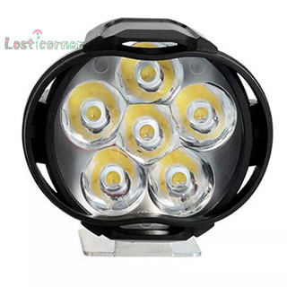 [Lostcorner] 1 Đèn Pha LED Xe Máy Trắng Siêu Sáng 6 Đèn LED Làm Việc [Mới]