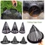 JKDESIGN 1 Cái Giỏ Giỏ Eel, 7.5 / 9 / 11 / 20 / 21 / 30cm Vỏ lồng câu cá hình côn Albus Loach, Nắp nhựa câu cá bẫy ngoài trời