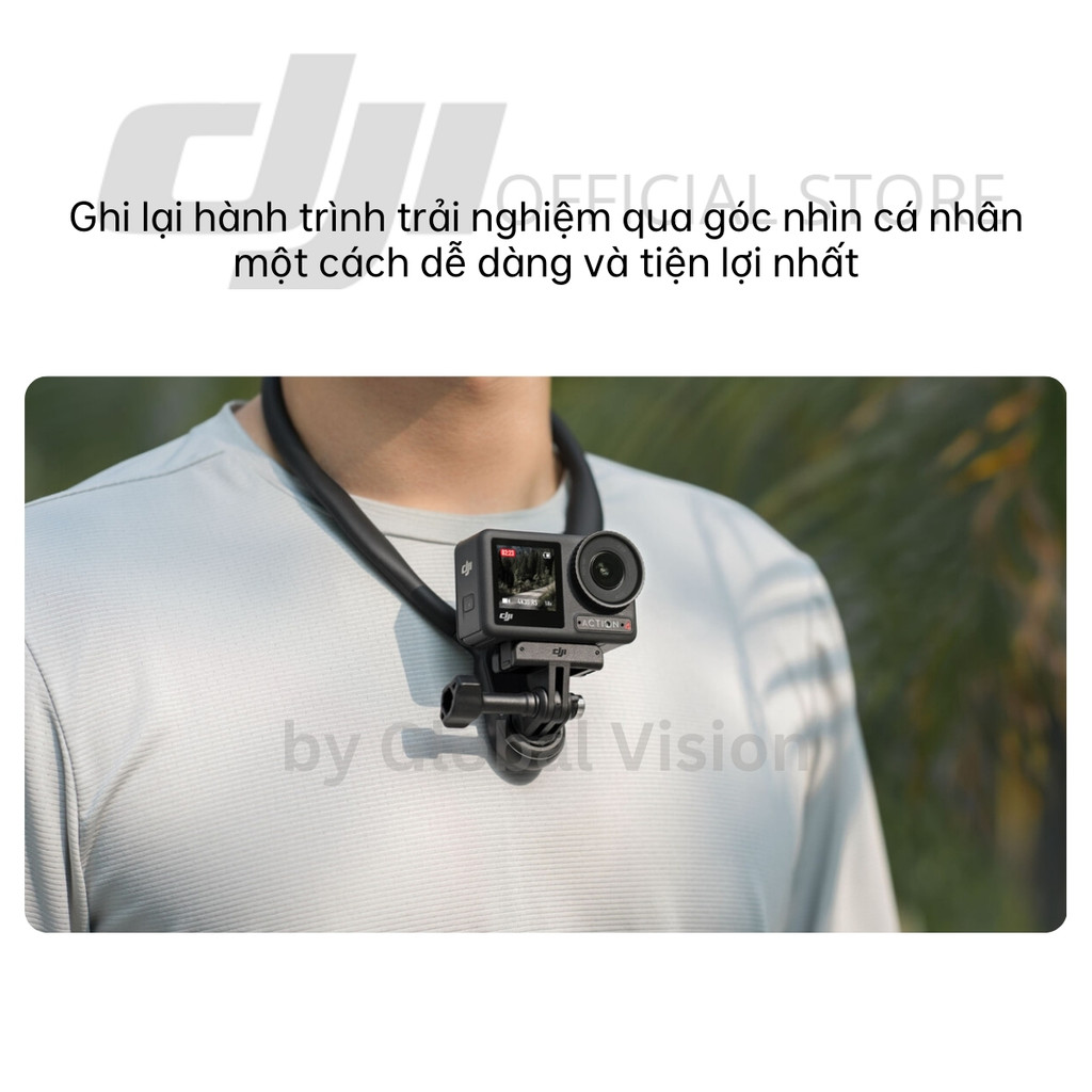 Ảnh Dây đeo cổ dùng gắn máy ảnh DJI dùng cho Osmo Action camera hành động cao cấp chính hãng 2