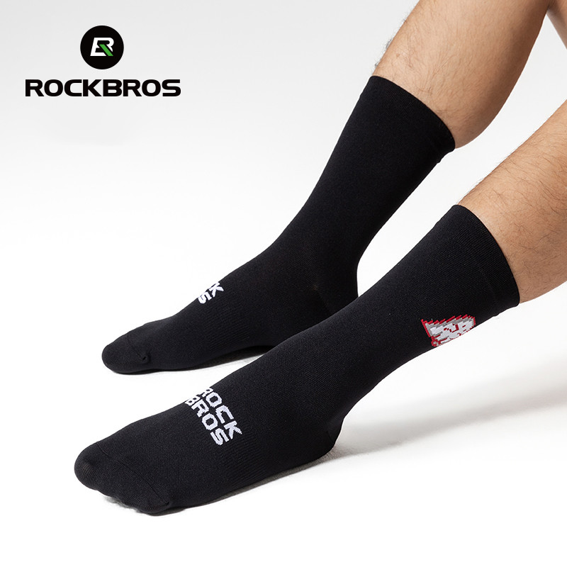 Rockbros Tất Đi Xe Đạp Giữa Chân Đàn Hồi Cao Thoáng Khí Nhanh Khô MTB Xe Đạp Đường Bộ Thể Thao Chạy Bộ Tất Nam Nữ