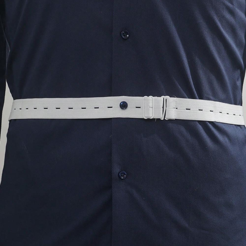 [Vận chuyển nhanh] Dây thắt lưng SIMPLEAID, Áo sơ mi giữ Nylon tốt nhất chống nhăn, Thắt lưng chống trượt dành cho doanh nhân co giãn