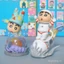Crayon xiaoxin loạt cảnh cổ điển Hộp mù xiaoxin làm bằng tay thời trang chơi búp bê ngoại vi Búp bê trang trí máy tính để bàn Quà Tặng