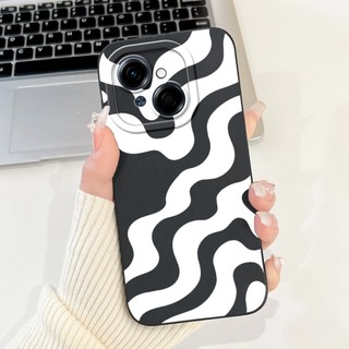Tecno Spark Go 1 Cool Moon Milk Ripple Pattern Vỏ điện thoại Tecno Spark Go 2025 Go1 Vỏ silicon mềm bảo vệ ống kính