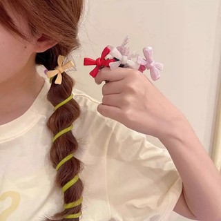 Dây bện tóc lò xo tạo kiểu nữ, dây buộc tóc điện thoại co giãn tạo kiểu tóc gọn gàng