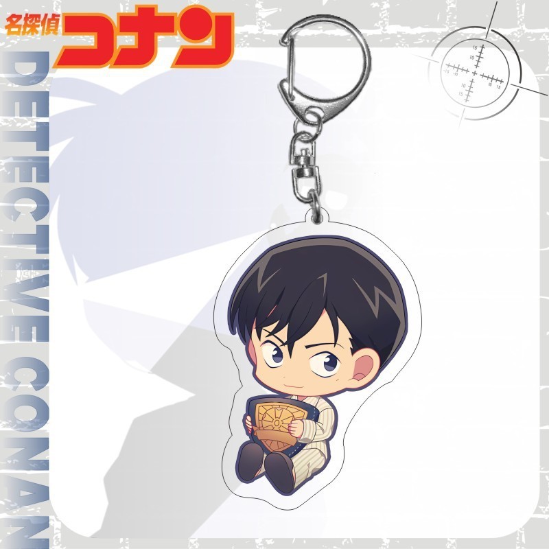 Móc Khoá, Mô Hình Standee Thám Tử Conan Haibara Ai Kuroba Kaito Mouri Ran Trang Trí Bàn Học, Làm Việc