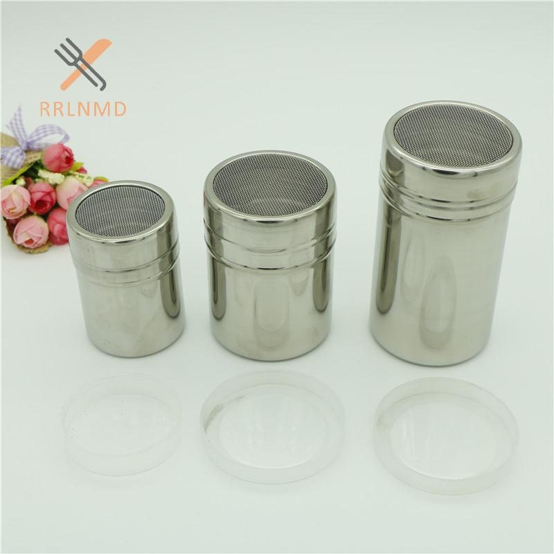Rrlnmd > Máy lắc sô cô la bằng thép không gỉ Icing Sugar Powder Bột ca cao Máy pha cà phê MỚI