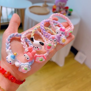 Dây buộc tóc sợi đan nhân vật hoạt hình kuromi  pochacco hellokity melody