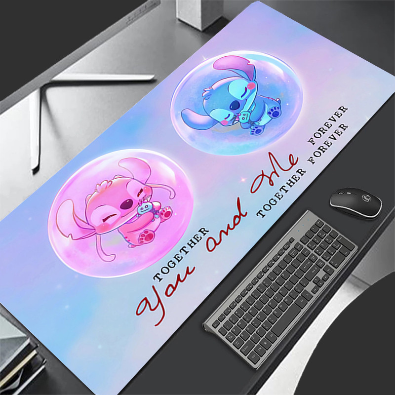 Miếng Lót Chuột Chơi Game Anime Miếng Lót Bàn Phím Thảm PC Mousepad XXL Stitch Miếng Lót Chuột Laptop Mở Rộng Để Bàn Thảm Cho LOL Game Thủ