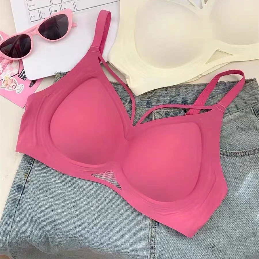 Áo Ngực Mới Tập Hợp Kích Thước Lớn Liền Mạch Lớn Ngực Nhỏ Quần Lót Nữ