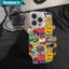 ibumpers Ốp Lưng iPhone Xinh Ngầu LOGO Thương Hiệu Drew Ốp Điện Thoại IMD Cứng Trơn Chống Sốc Chống Bẩn Giáng Sinh Cho Iphone 16 15 14 12 13 11 Pro Max