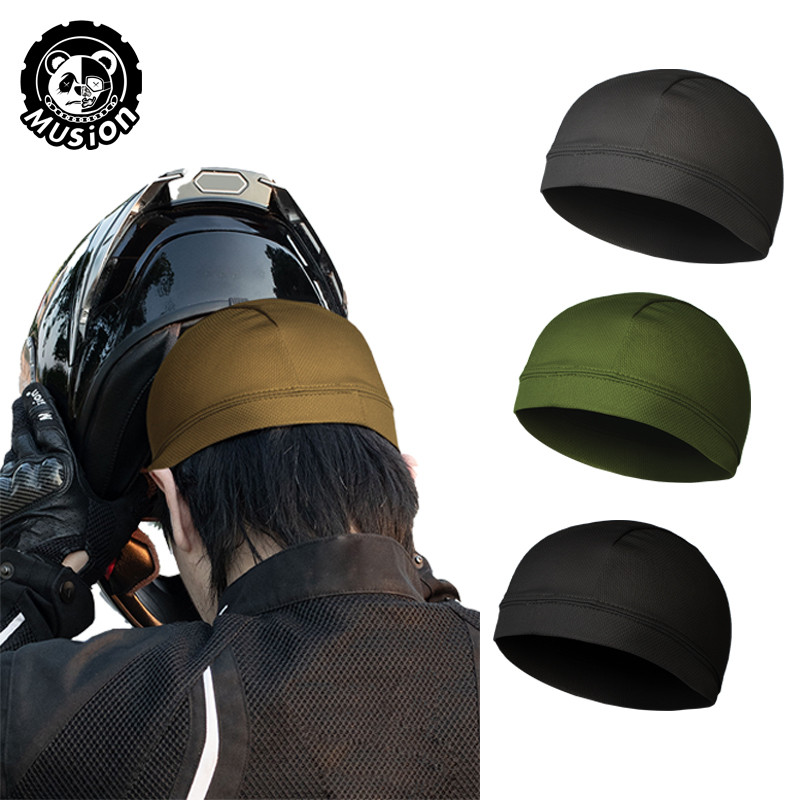 Musion Bên Trong Cướp Biển Mũ Lụa Durag Cho Nam Nữ Headwrap Khối Lỗ Thông Hơi Thấm Hút Mồ Hôi Siêu Mát Mũ Bảo Hiểm Lót Mũ Buff