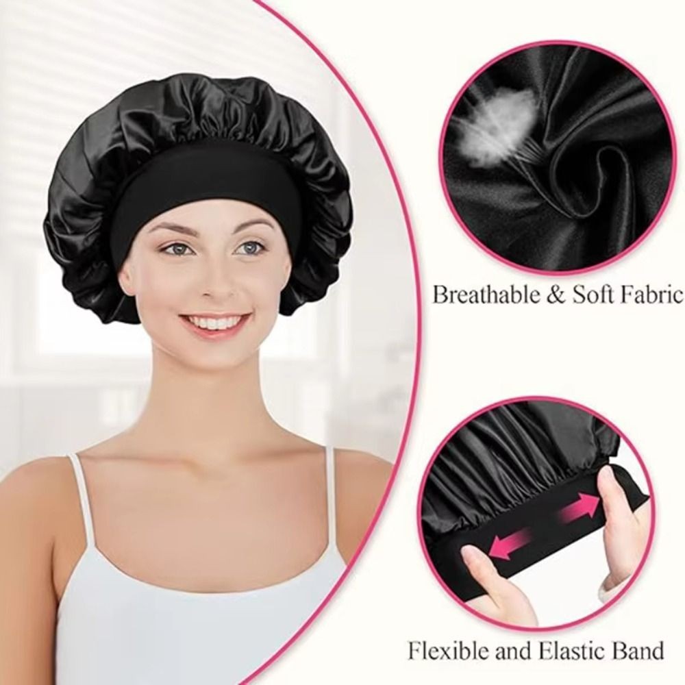 GUSTAVA Nữ Bonnet, Mũ Ban Nhạc Co Giãn Ngủ Bonets, Thời Trang Tóc Lụa Bonnet Chăm Sóc Tóc