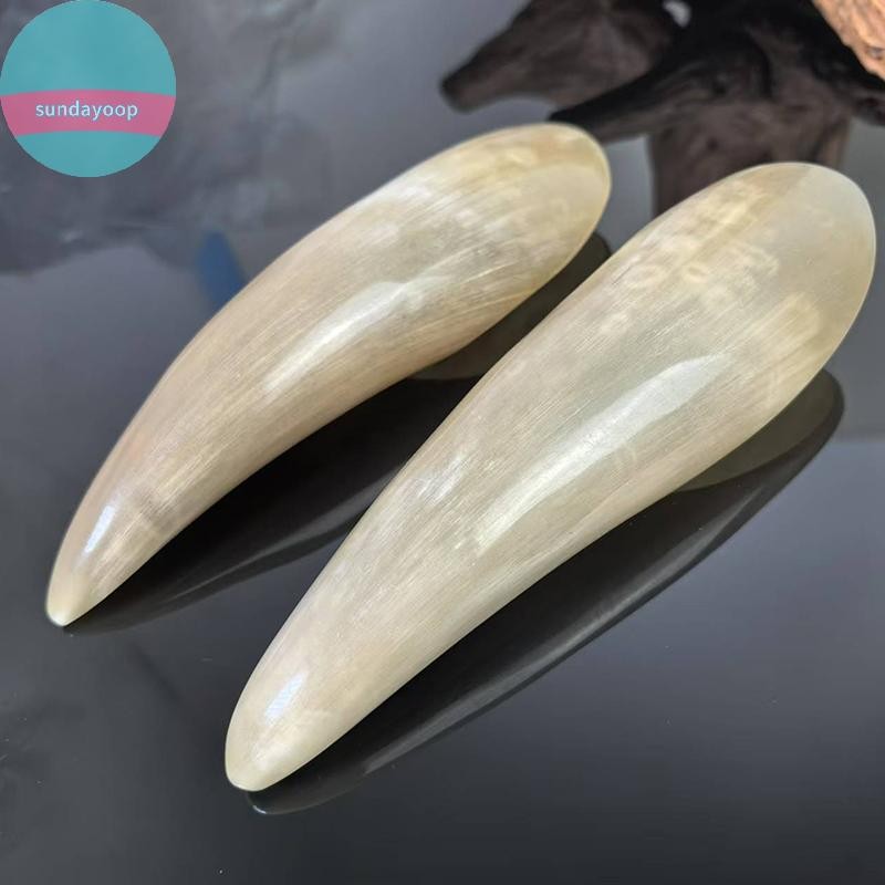 Sund 1 Tự Nhiên Trâu Sừng Căng Thẳng Guasha Dụng Cụ Massage Châm Cứu SPA Gua Sha Máy Mát Xa Cạo Ban VN