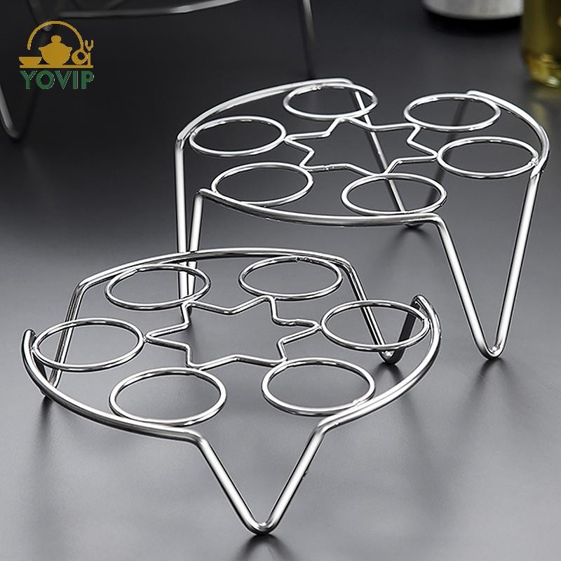 YOVIP Đa Năng Bằng Thép Không Gỉ Hấp Trứng Hấp Bánh Bao Hấp Giá Hấp Hấp Hấp Phụ Kiện Nấu Ăn VN