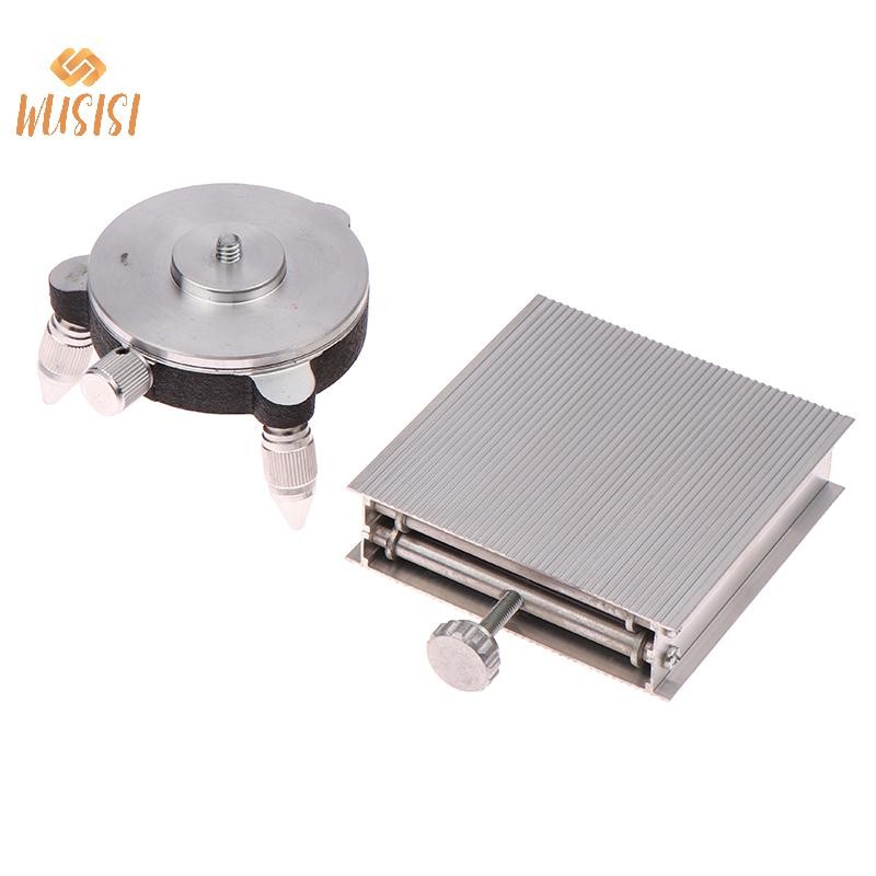 Giá đỡ hợp kim nhôm nâng cấp bằng laser xoay, điều chỉnh đế chân máy WUSISI