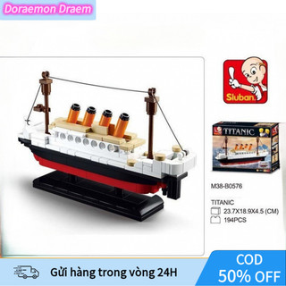 [COD] Đồ Chơi Lắp Ráp Mô Hình RMS Titanic – Kích Thích Sáng Tạo, 194 Khối Xây Dựng