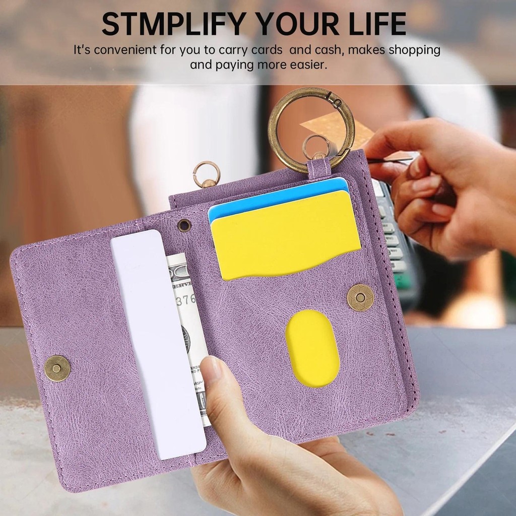 Ví Da Có Đựng Thẻ Ốp Lưng Điện Thoại Samsung Galaxy Z Flip 7 6 5 4 3 ZFlip7 Flip6 Flip5 Túi Đeo Ngang