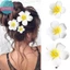 Sund Kẹp Tóc Plumeria Hoa Dành Cho Bé Gái, Phụ Kiện Cưới Hawaii