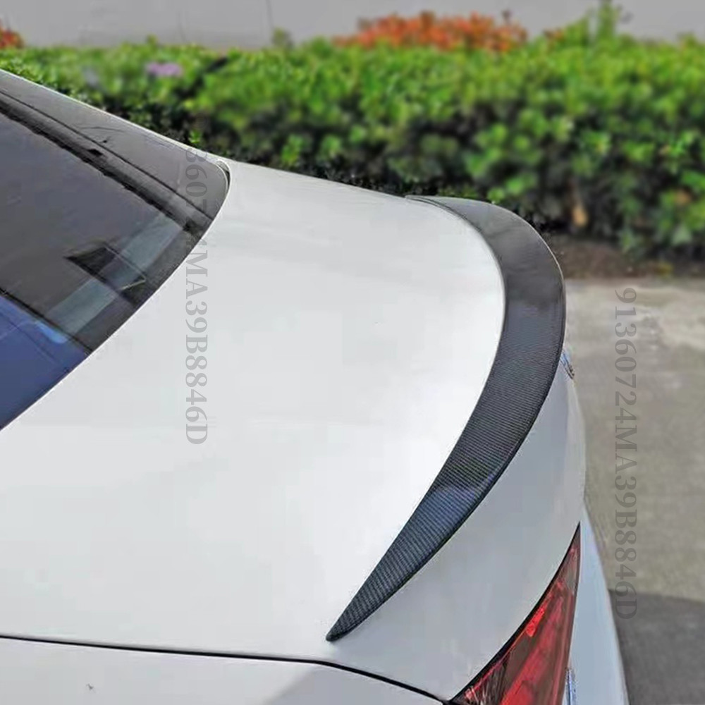 Dành Cho Xe Mercedes Benz C W205 Sedan Và C63 C43 4Door 2014 2015 2016 2017 2018 2019 2020 2021 2022 Phía Sau AMG Phong Cách Xẻ Tà Cánh Đuôi Không Khí Trang Trí Boot Lip Refit Viền